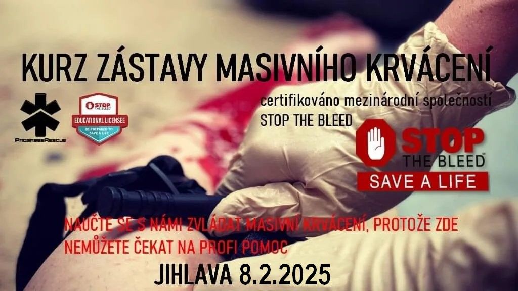 Kurz z\u00e1stavy masivn\u00edho krv\u00e1cen\u00ed - STOP THE BLEED\u00ae