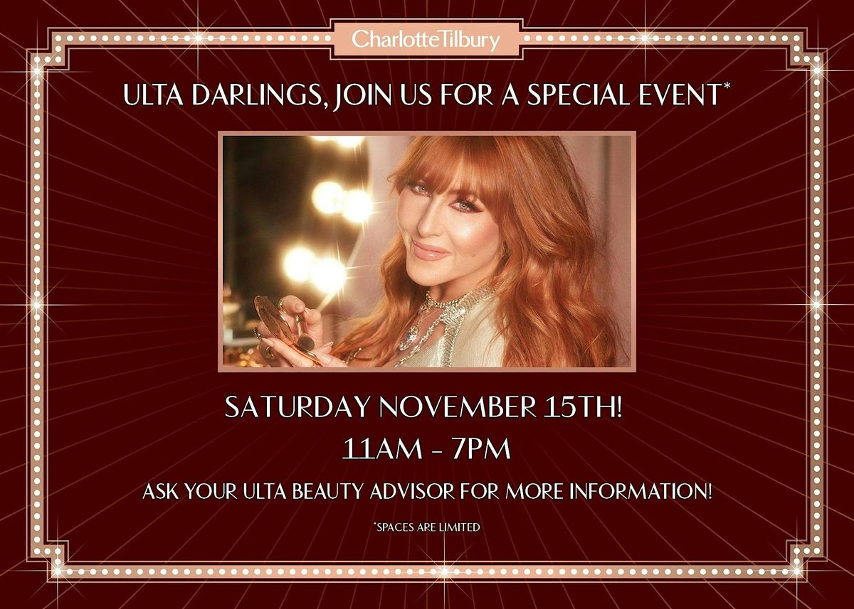 CHARLOTTE TILBURY FALL MAKEOVER EVENT!