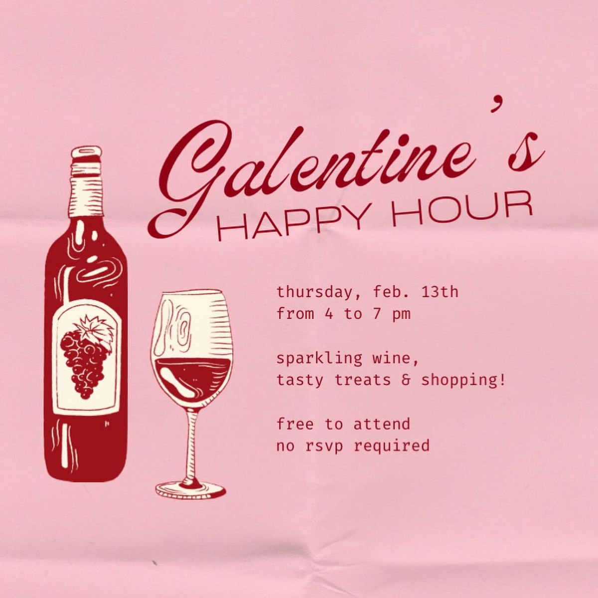 Galentine's Happy Hour