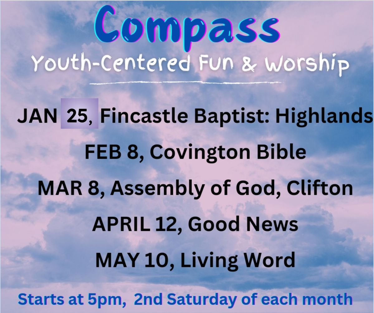 AHS FCA March 8 Youth Compass Service