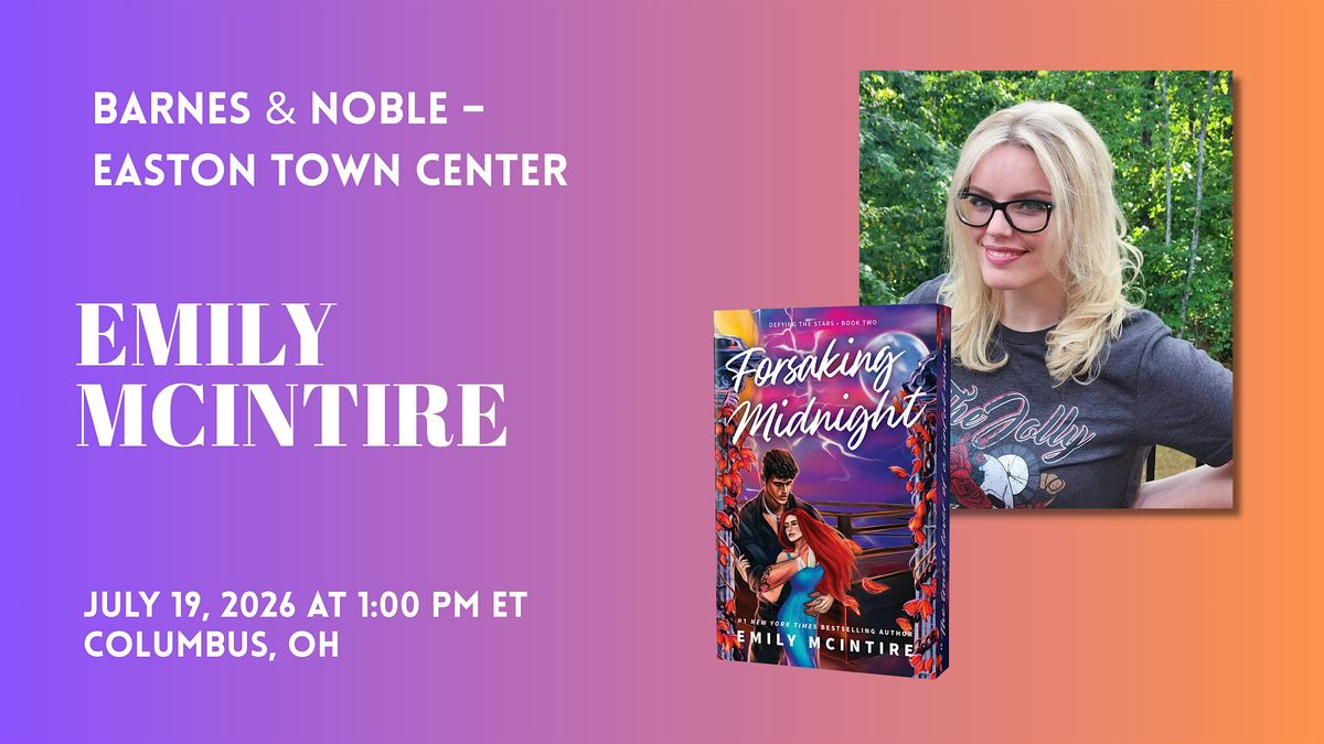 Emily McIntire celebrates FORSAKING MIDNIGHT at Barnes & Noble - Easton