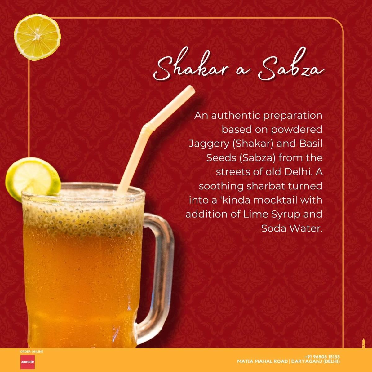 Free Tasting of Innovative Special Summer Drinks at Shahi Mehfil Restaurant , Old Delhi, Jama Masjid
