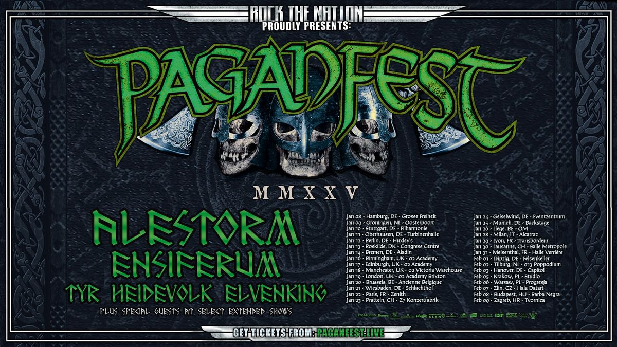 Paganfest MMXXV Leipzig - Alestorm, Ensiferum, T\u00fdr, Heidevolk, Elvenking