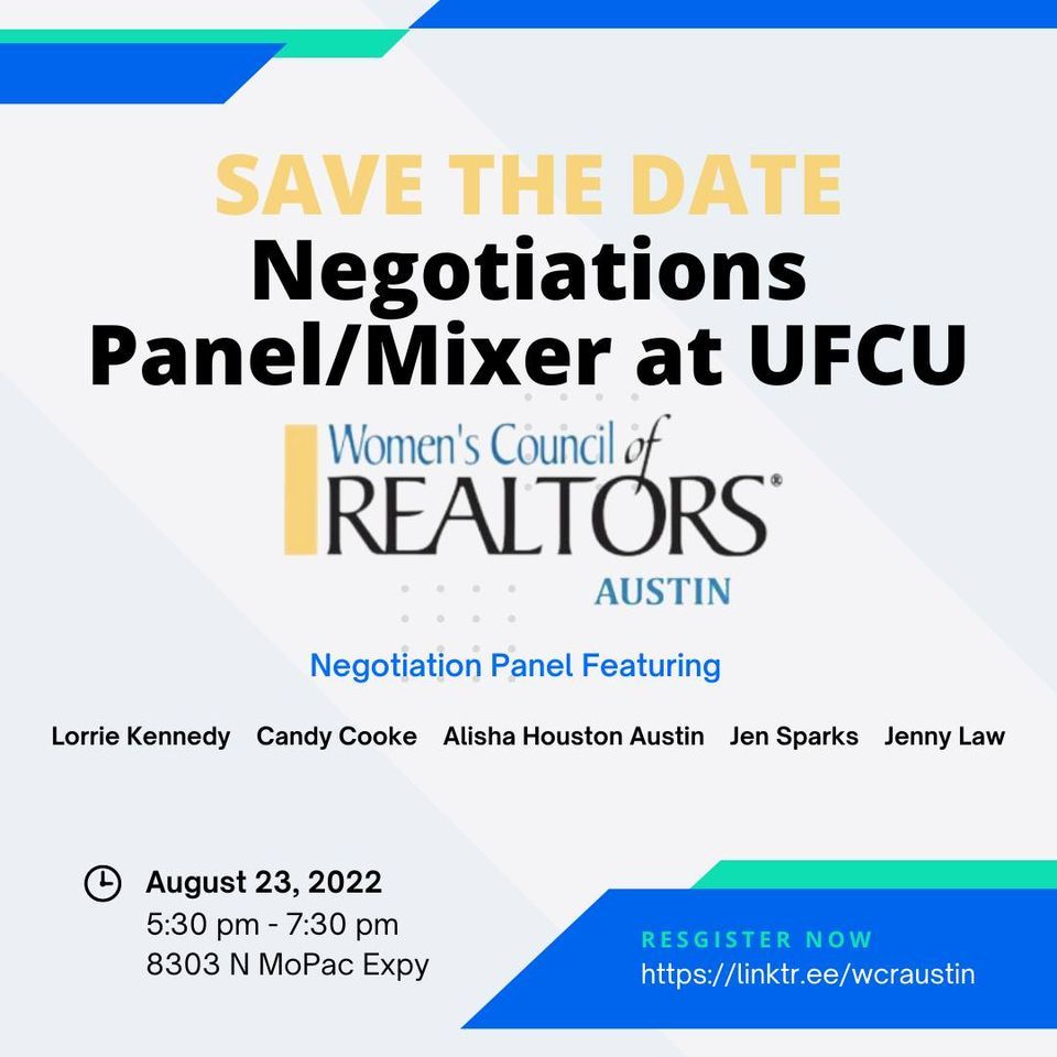 Women's Council of Realtors Austin Negotiation Panel and Mixer at UFCU
