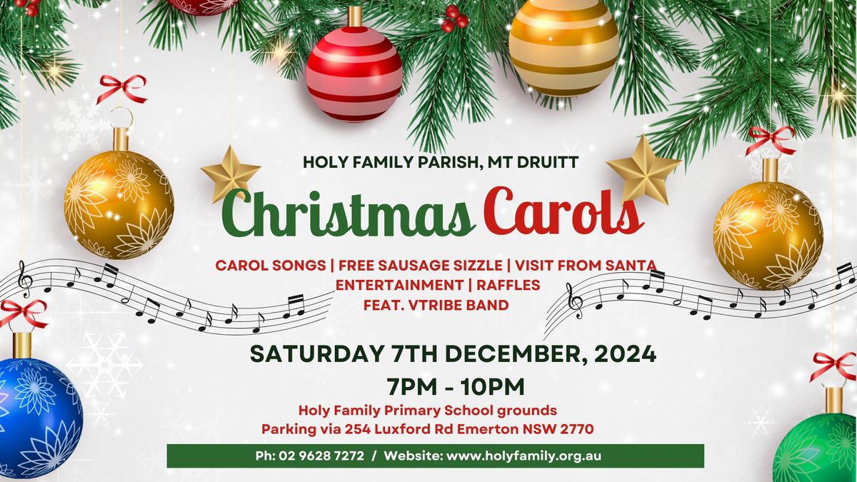 Holy Family Christmas Carols