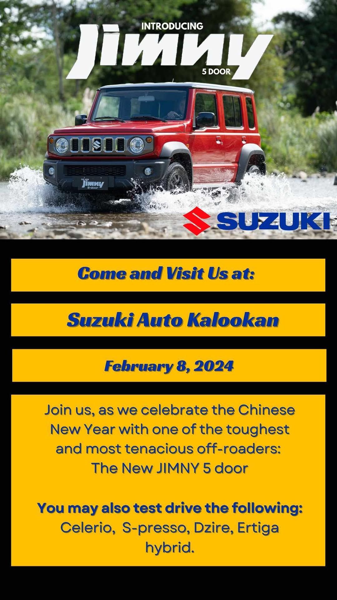 NEW SUZUKI JIMNY 5DR 4X4