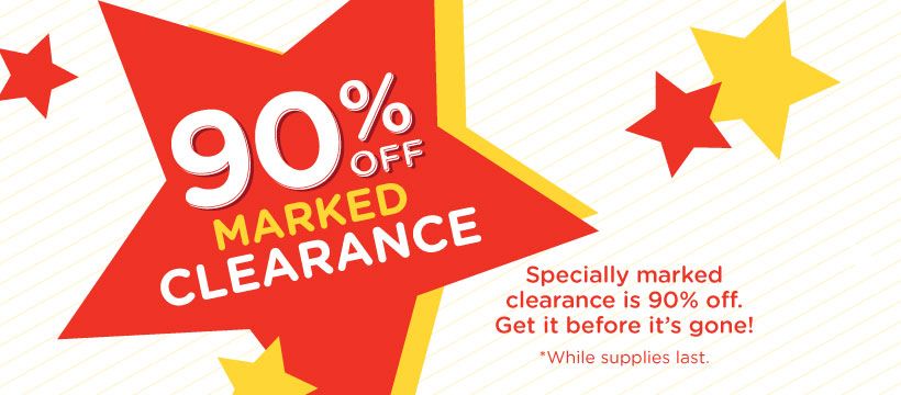 BYOB 90% off FINAL Clearance EVENT Sat Jan 18