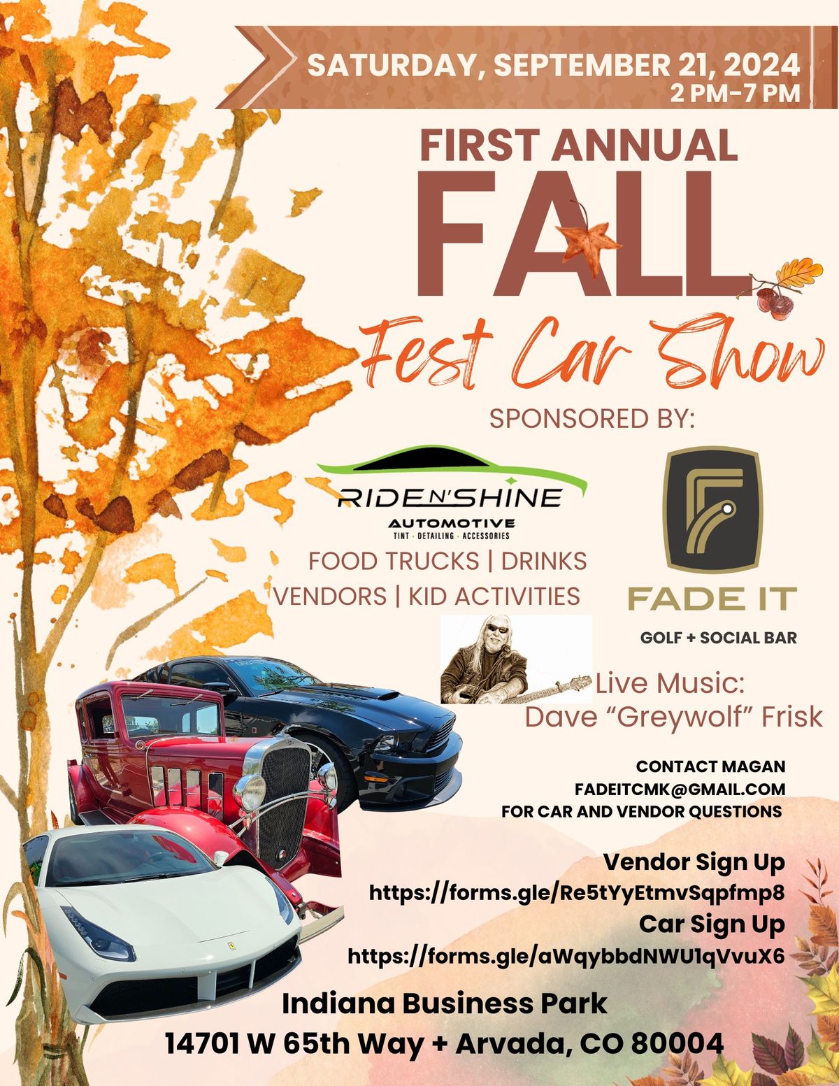 First Annual Fall Fest Car Show