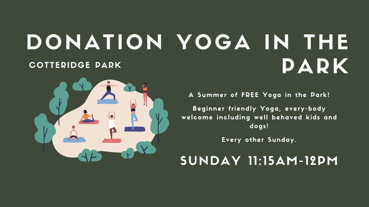 DONATION YOGA IN THE PARK