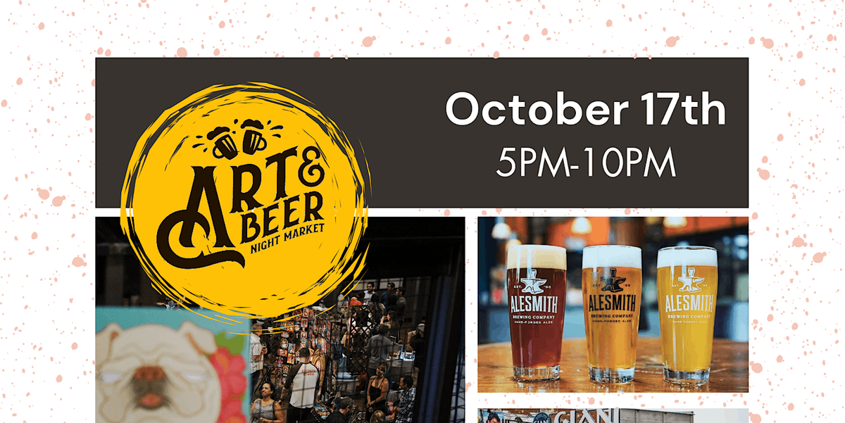 Art & Beer Night Market SD!