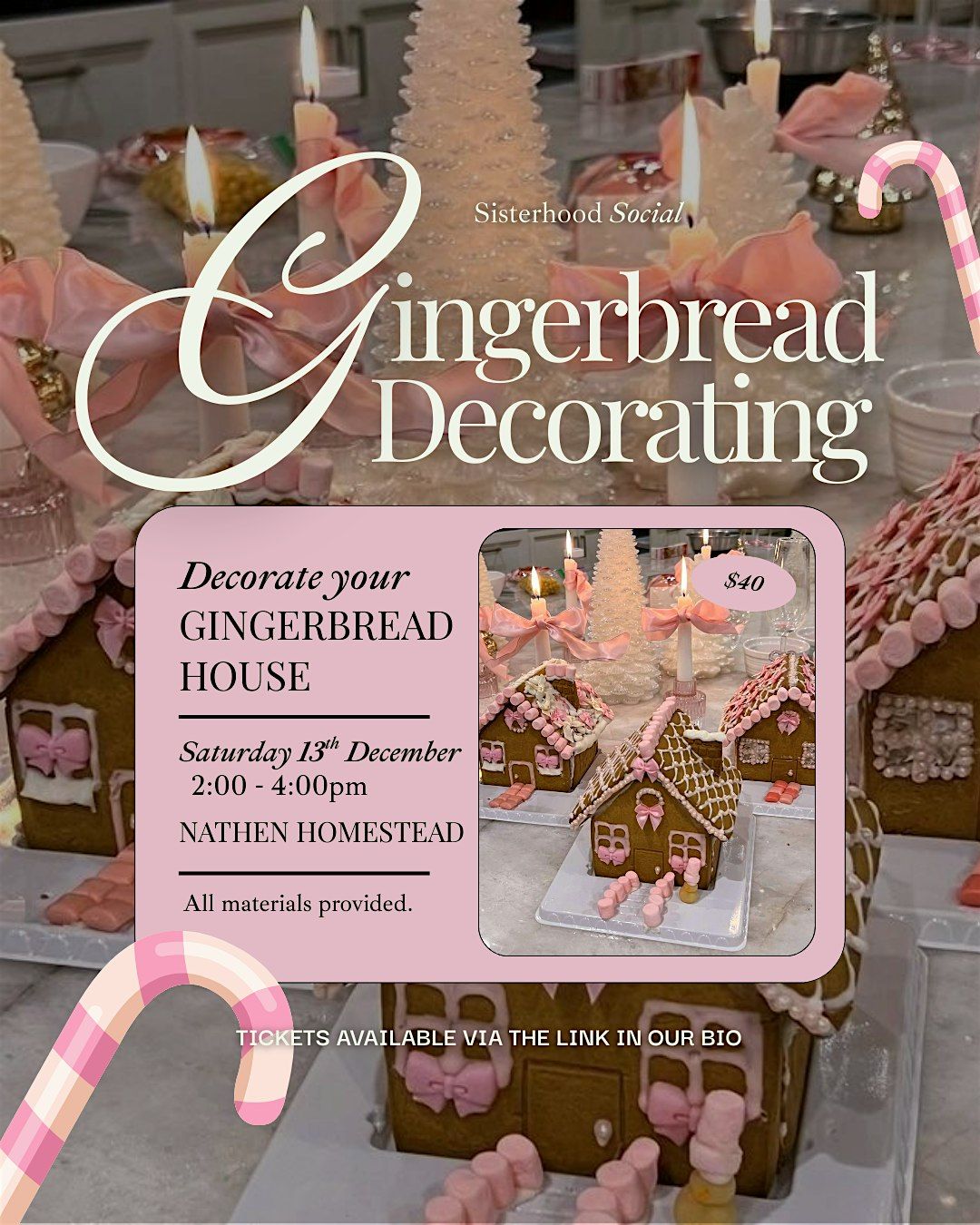 Gingerbread house Decorating