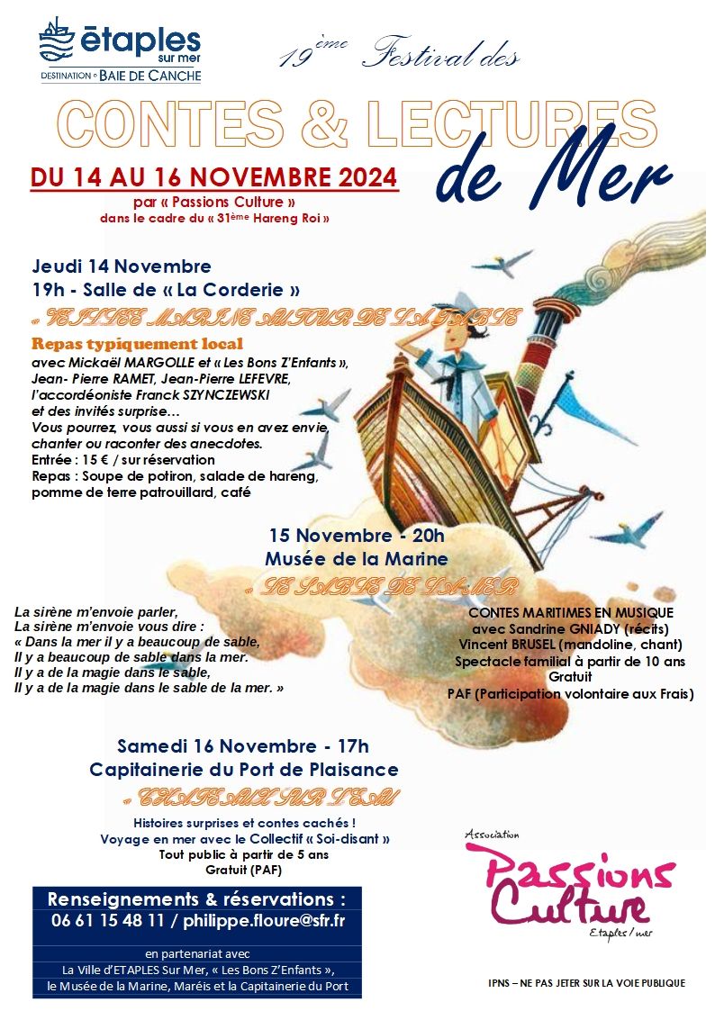  19\u00e8me FESTIVAL DES CONTES ET LECTURES DE MER