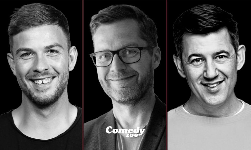 Comedy Laboratoriet: Oliver Stanescu, Lasse Rimmer & Anders Fjelsted