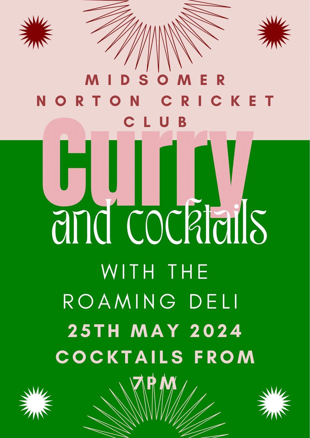 Curry and Cocktails with the Roaming Deli 