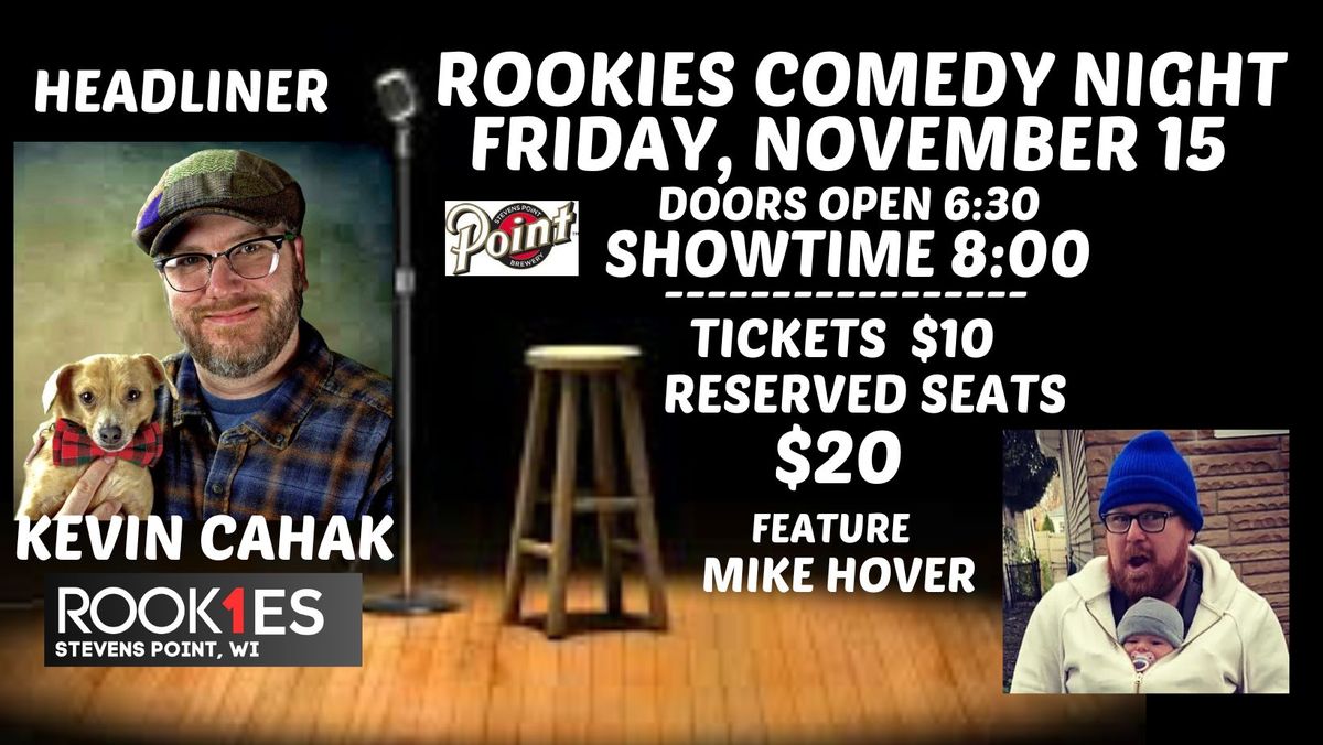 Comedy Night at Rookies.