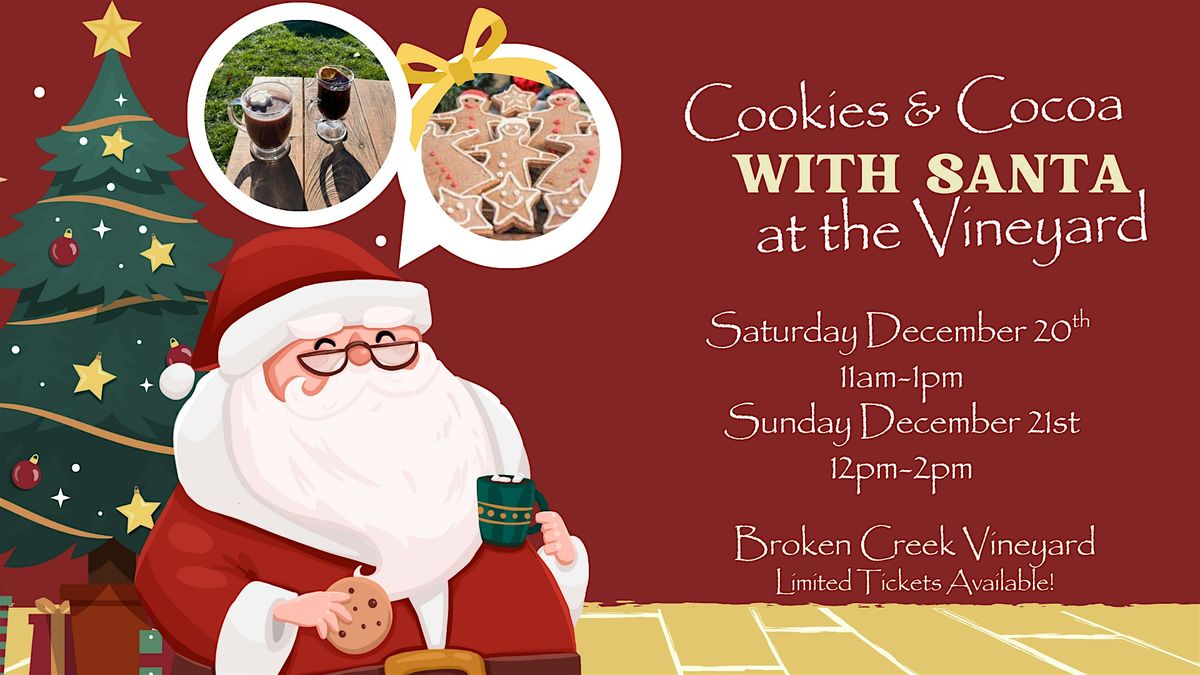 Cookies & Cocoa with Santa at the Vineyard