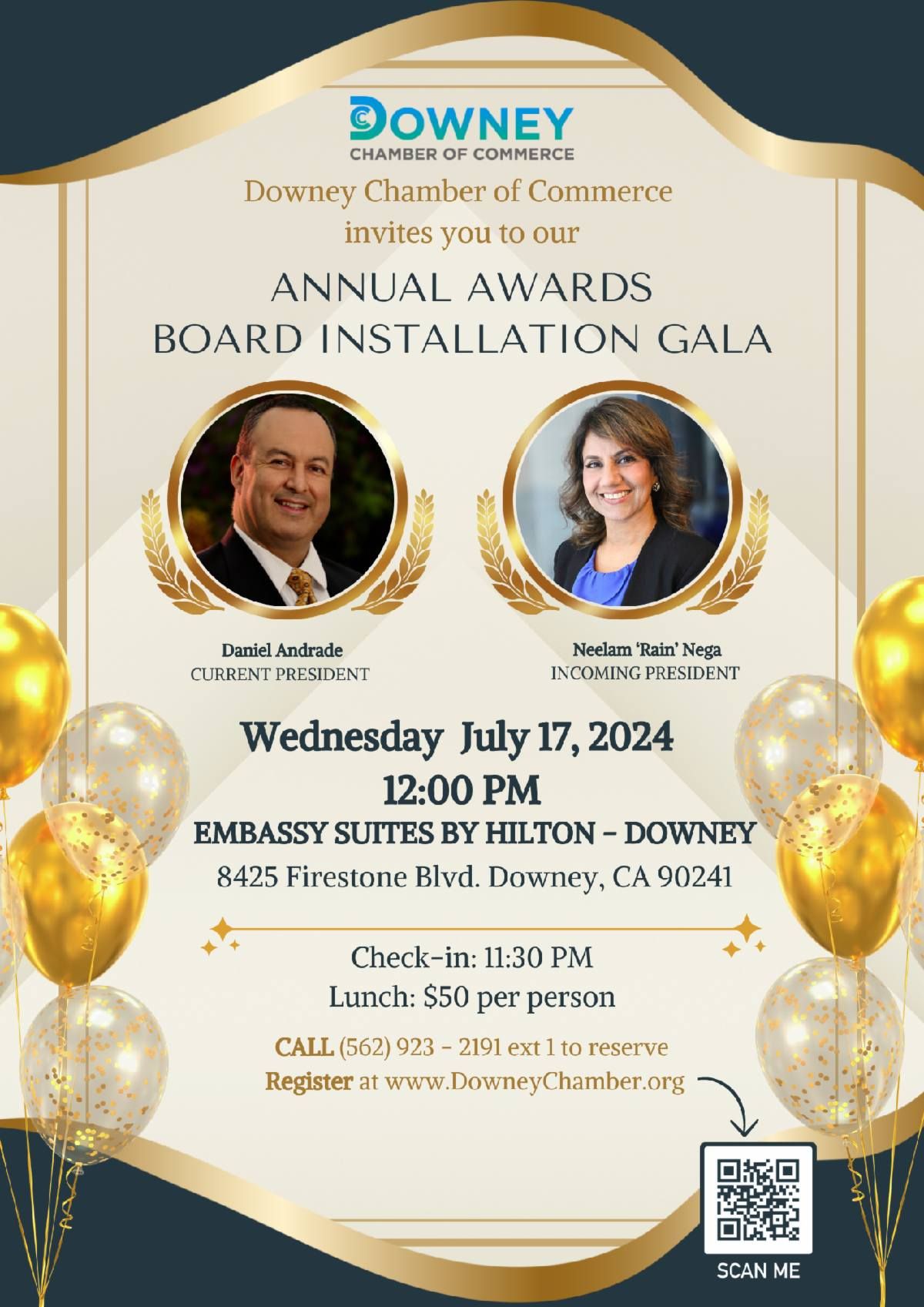 Downey Chamber of Commerce Awards & Installation Luncheon