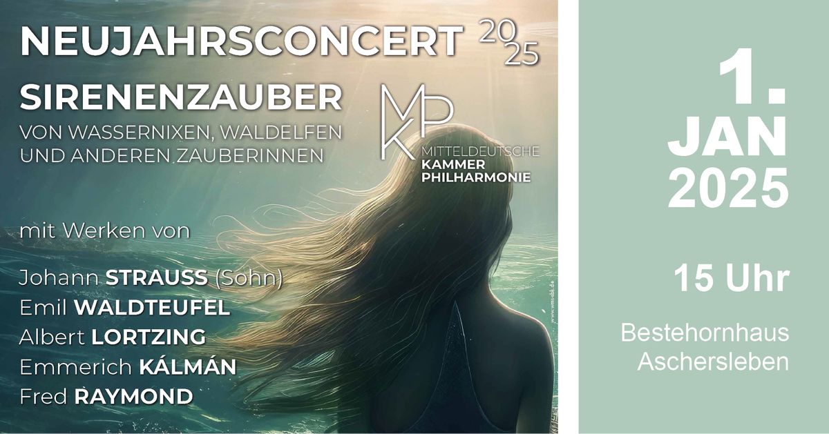 Neujahrskonzert mit der Mitteldeutschen Kammerphilharmonie | 01.01.