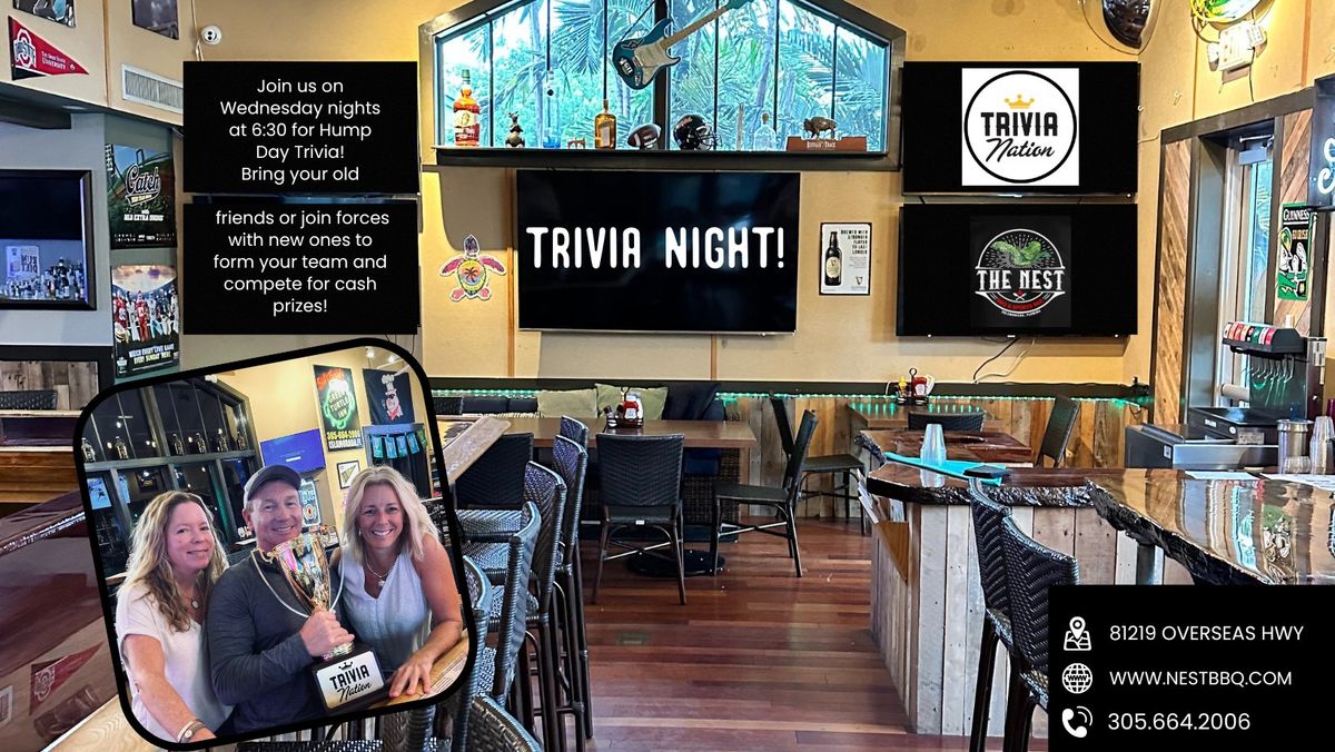 Hump Day Trivia at The Nest BBQ & Sports Bar