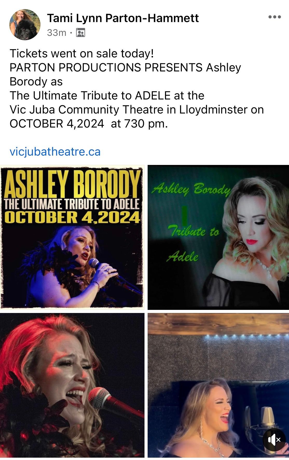 Ultimate Tribute to Adele featuring Ashley Borody 