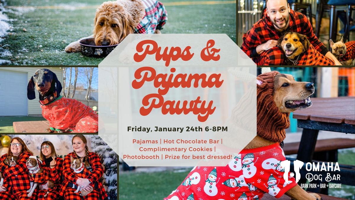 Pups and Pajamas Pawty at Omaha Dog Bar