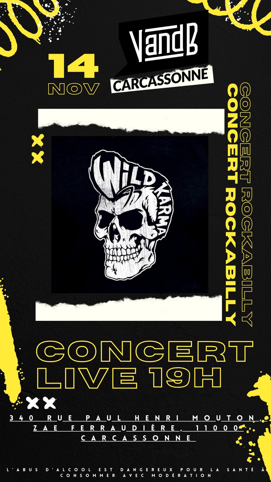 concert rockabilly avec Wild Karma