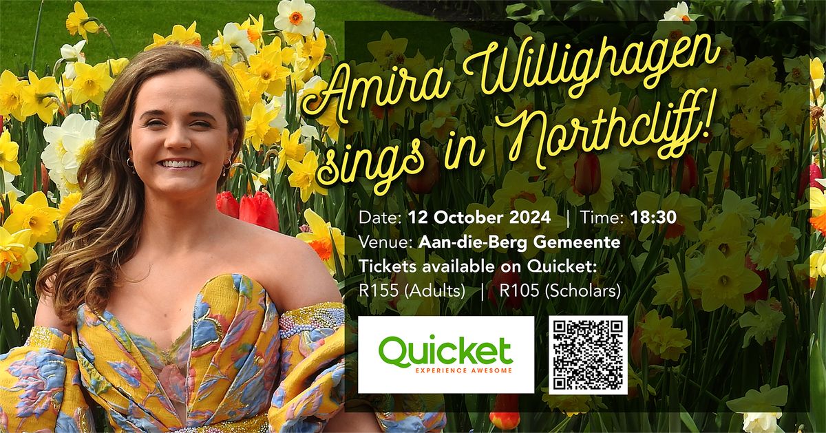 AMIRA WILLIGHAGEN SINGS IN NORTHCLIFF