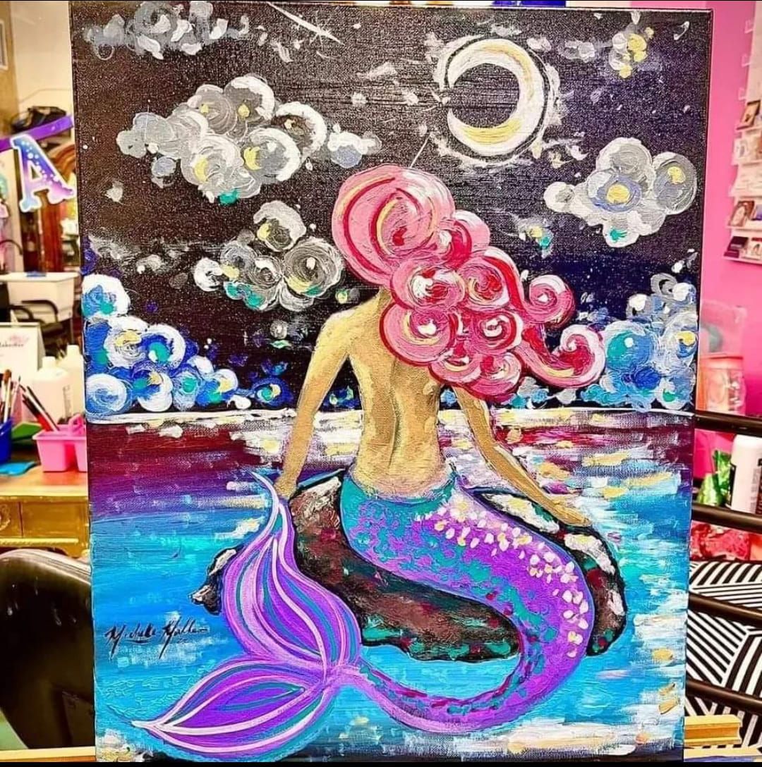Mermaid Paint Night 