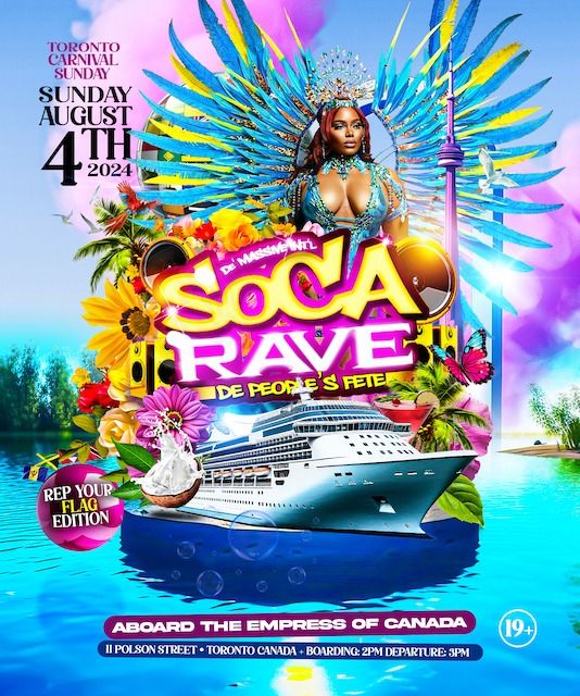 SOCA RAVE BOAT RIDE CARIBANA SUNDAY