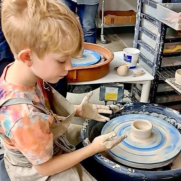 Family Clay Night - Practice on the pottery wheel; fun for all experience levels! Ages 8+