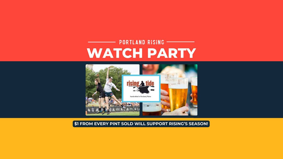 Portland Rising Watch Party -- Rising vs. Minnesota Strike