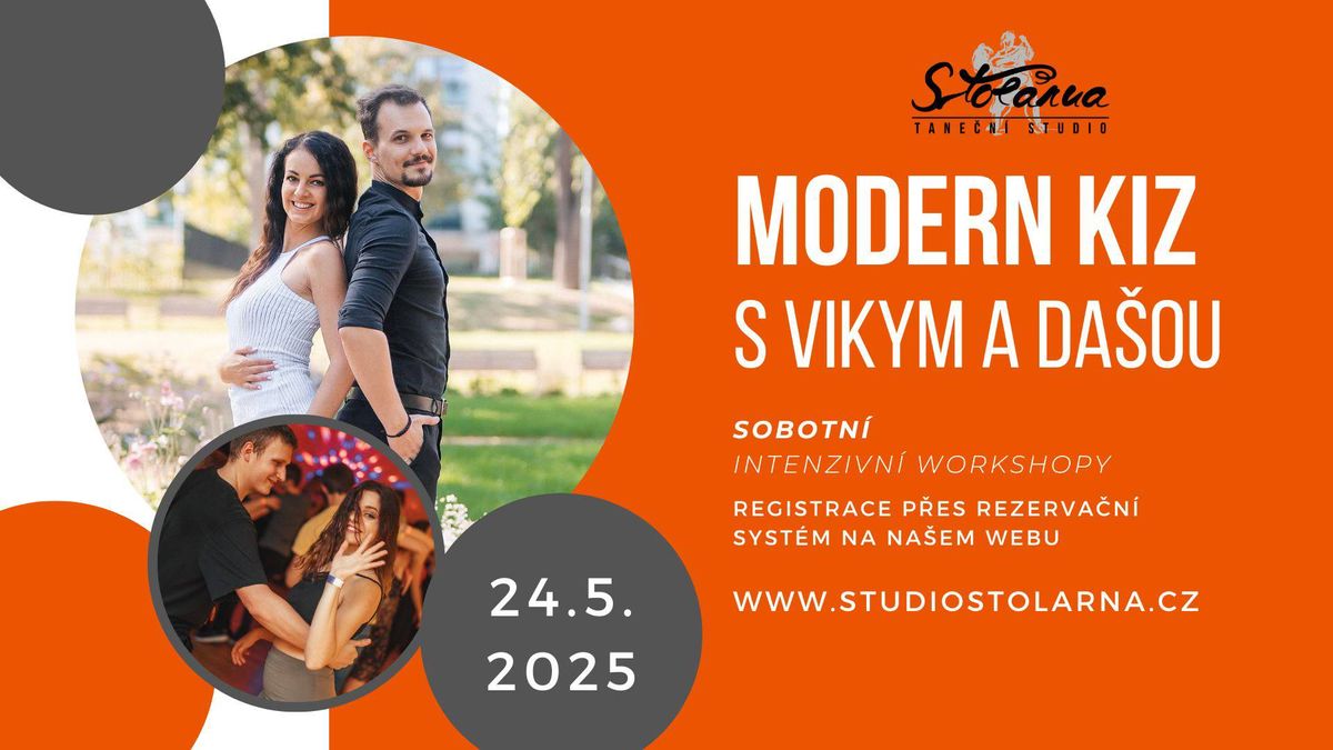 MODERN KIZ workshopy s Vikym a Da\u0161ou + Kiz P\u00e1rty