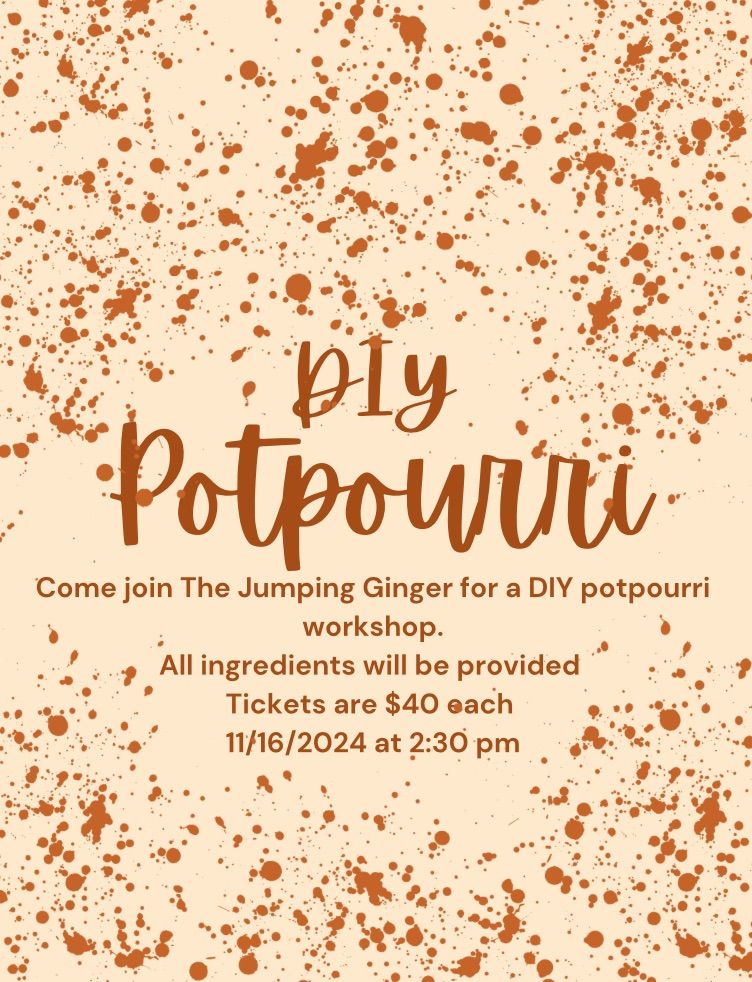 DIY potpourri with The Jumping Ginger