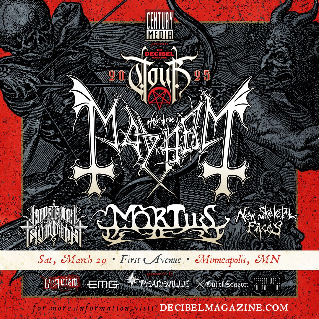 Mayhem \u2013 The Decibel Magazine Tour 2025 with Mortiis, Imperial Triumphant, New Skeletal Faces