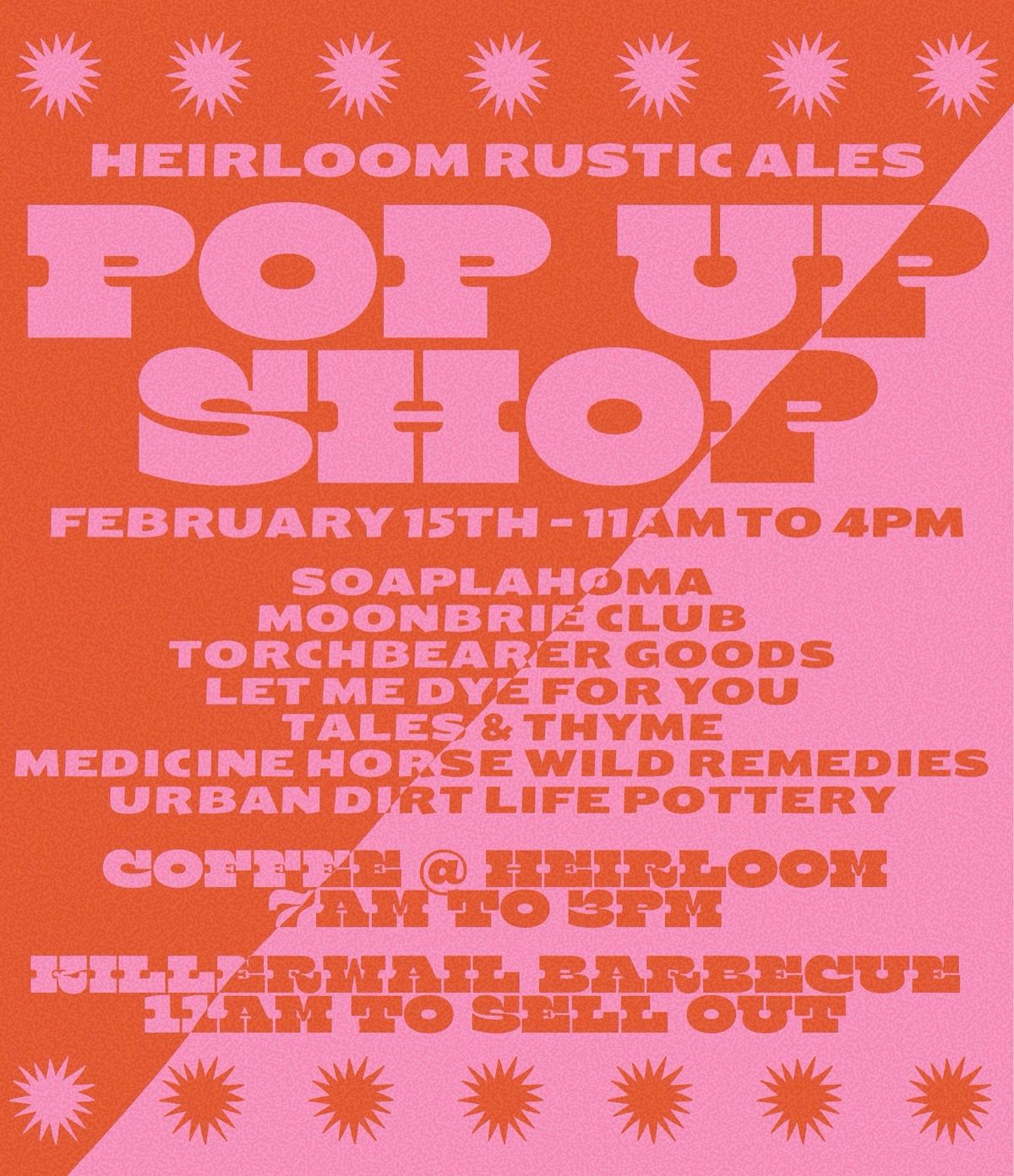 February Pop Up Shop