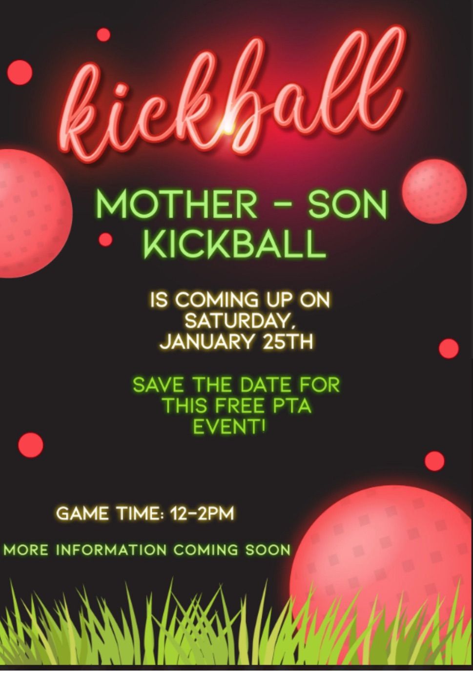 Mother-Son Kickball