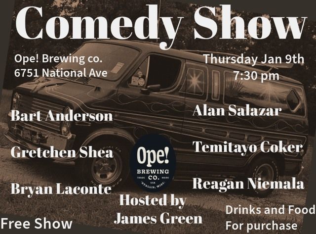 Ope! Brewing Co. Comedy Night - Live