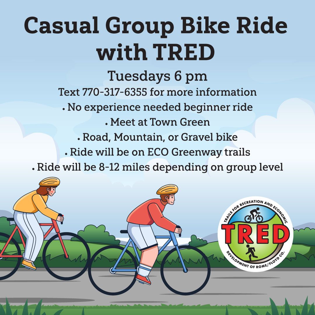 Romin\u2019 Rome Casual Group Bike Ride with TRED