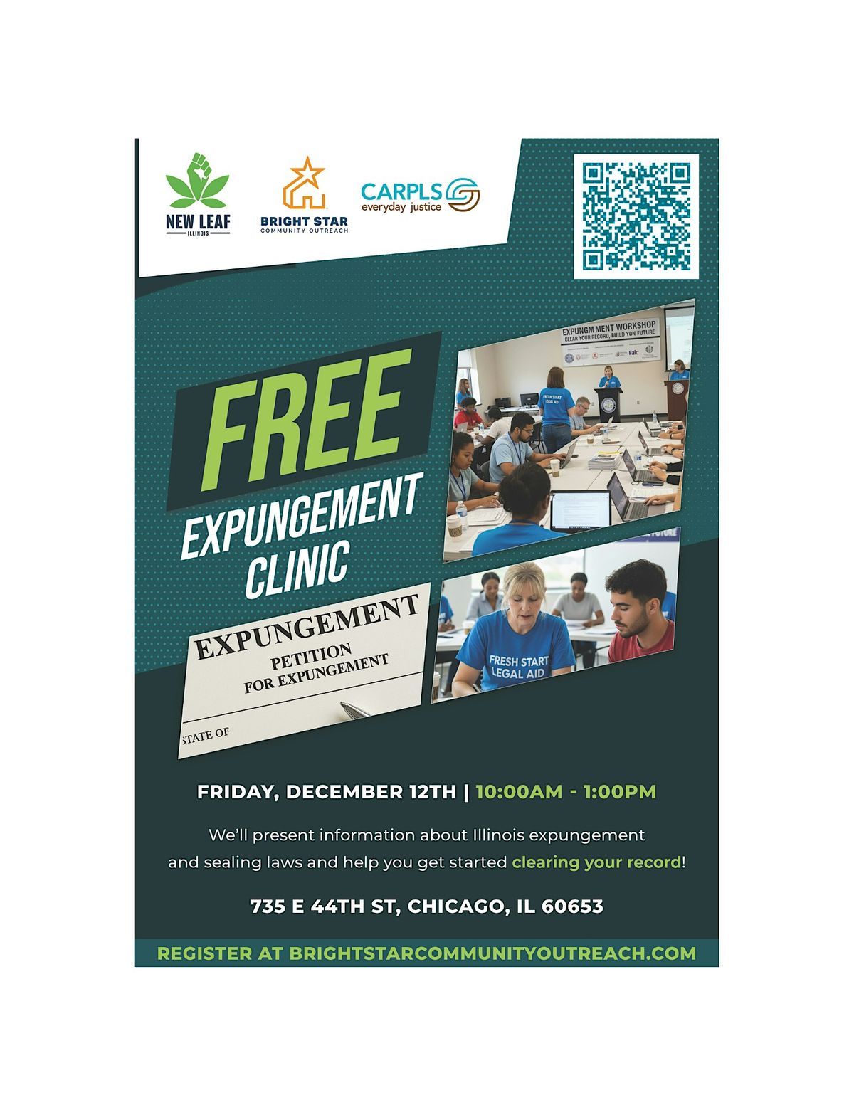 Bright Star Community Outreach                      FREE EXPUNGEMENT CLINIC