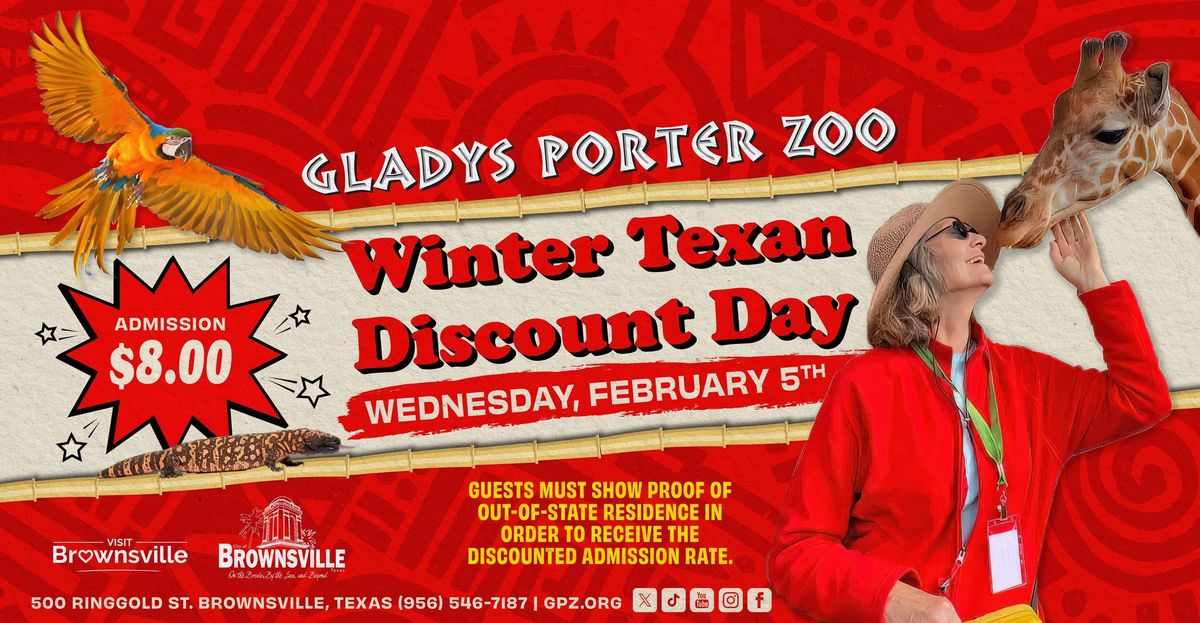 Winter Texan Discount Day