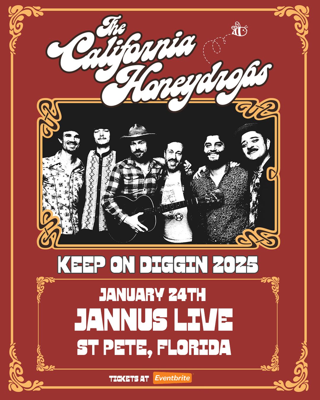 California Honeydrops at Jannus Live