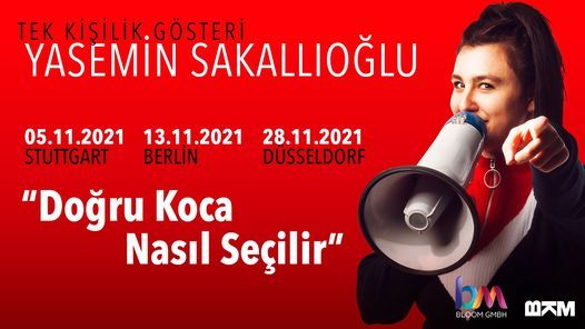 Yasemin Sakall\u0131o\u011flu \u201cDo\u011fru Koca Nas\u0131l Se\u00e7ilir\u201d isimli oyunu ile Avrupa turnesinde!