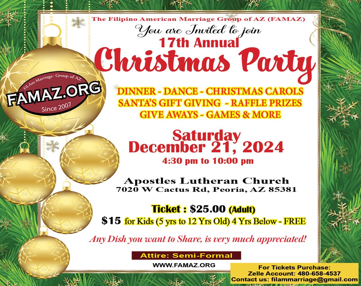 FAMAZ 17th Annual Christmas Party