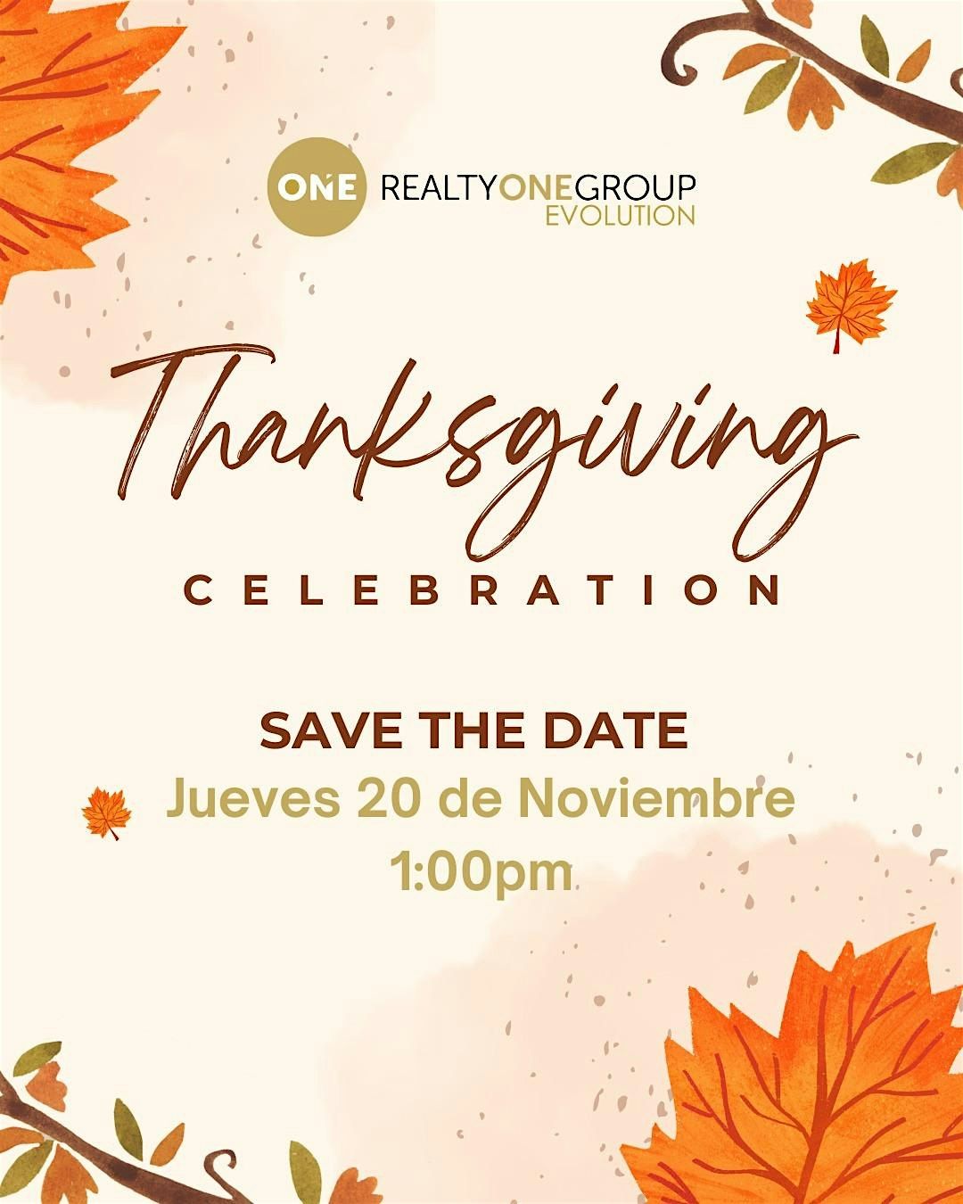 Celebraci\u00f3n de Thanksgiving ROGEvolution