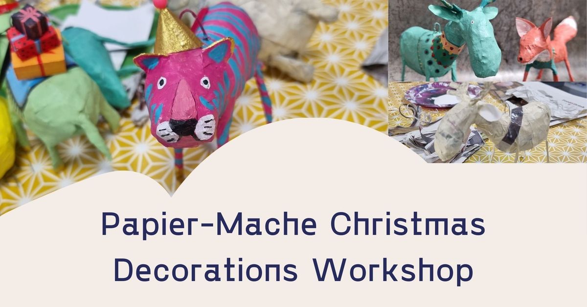 Colourful Christmas Creatures workshop with Tamzin Harris