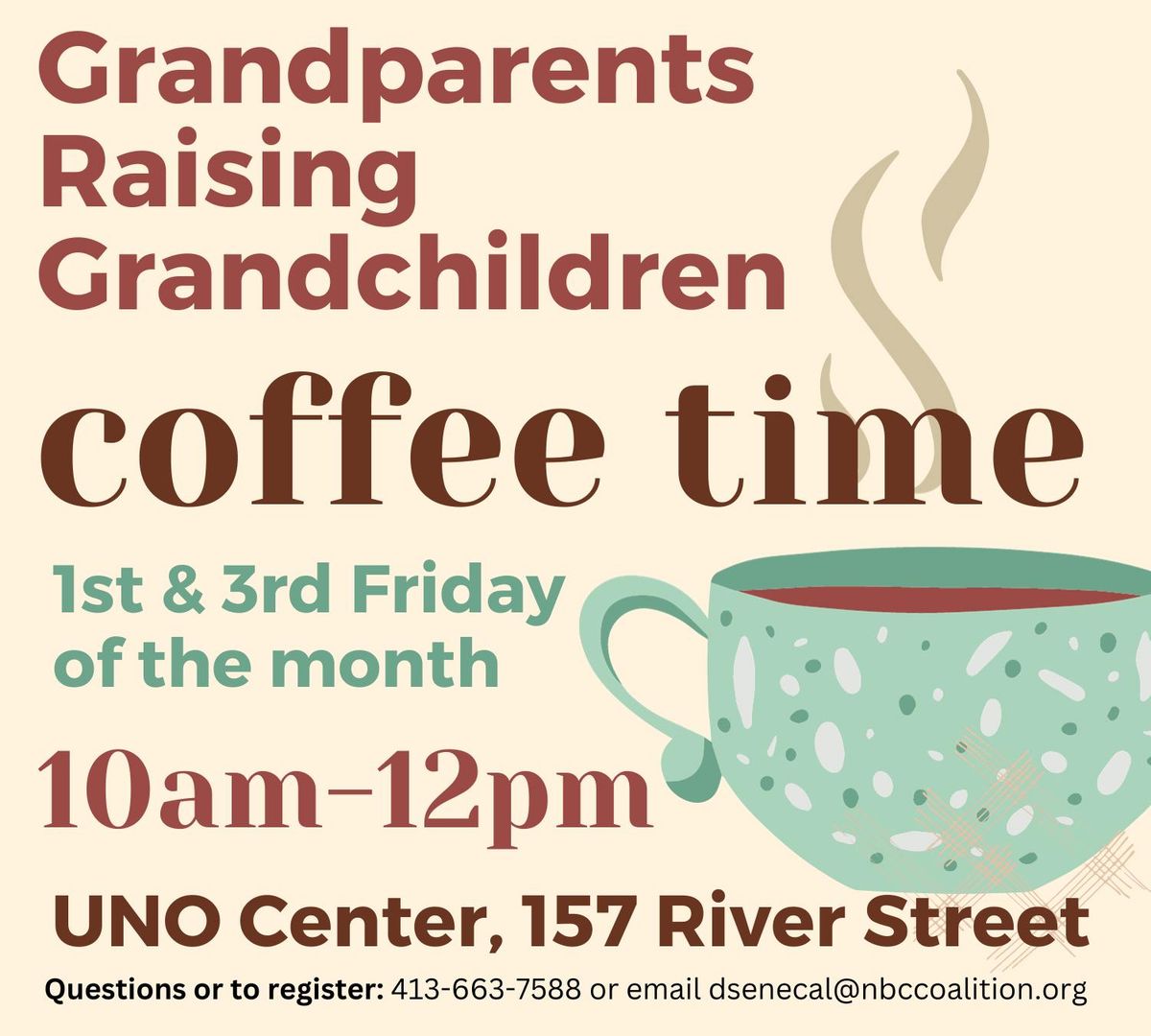 Grandparents Raising Grandchildren Coffee Time