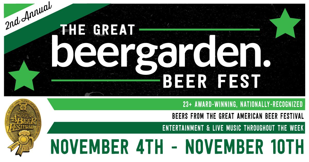 2nd Annual Great Beergarden Beer Fest: November 4-10, 2024