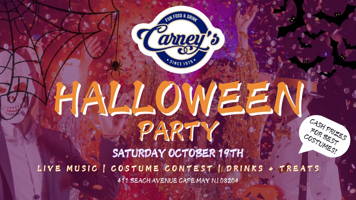 Carney's Annual Halloween Party & Costume Contest