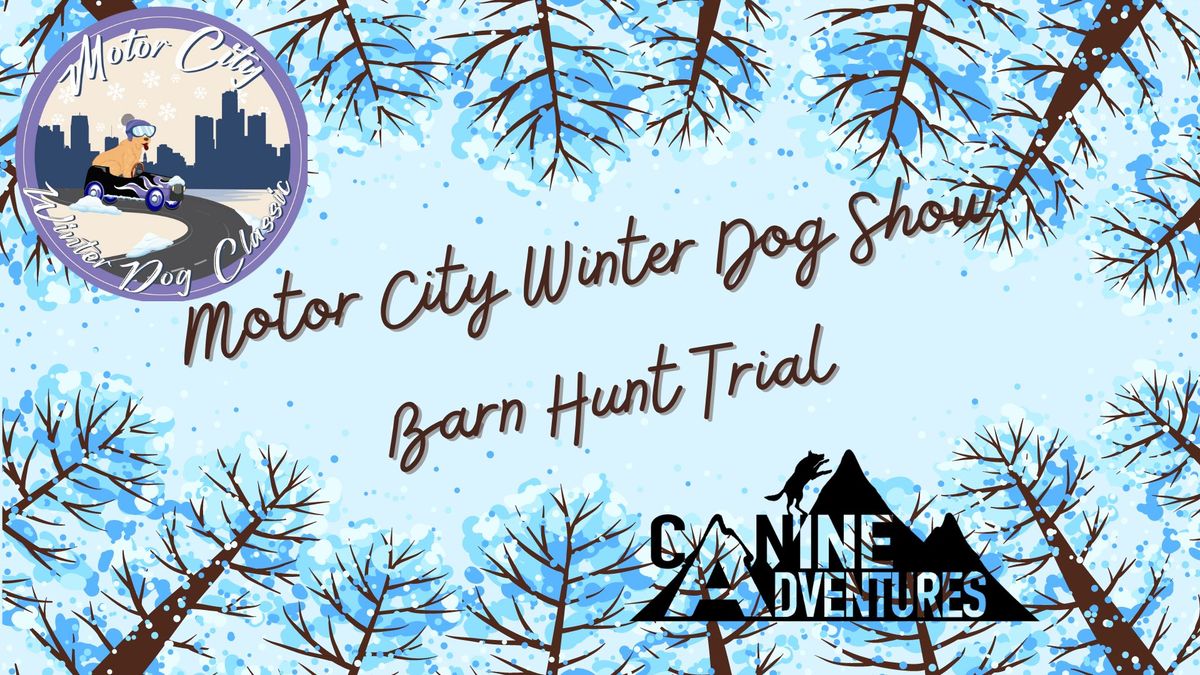 Motor City Winter Dog Show Barn Hunt Trial