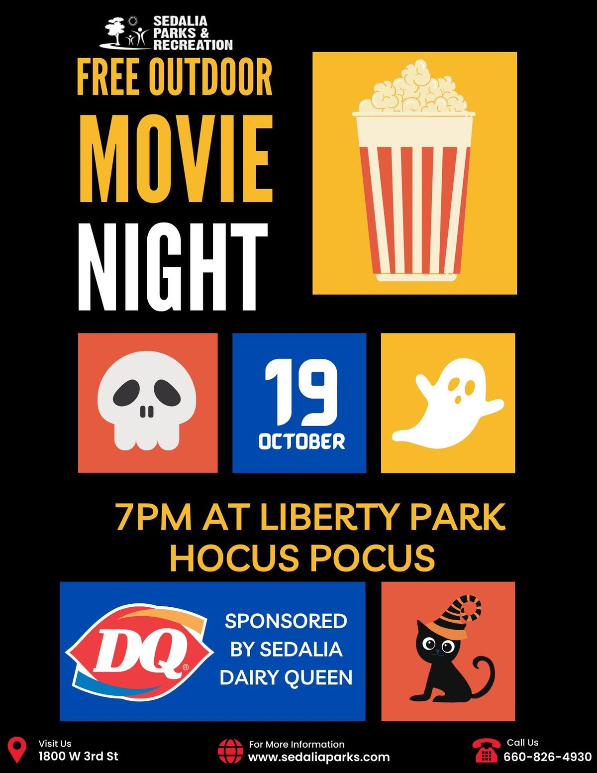 Dairy Queen Sponsored Outdoor Movie Night - Hocus Pocus